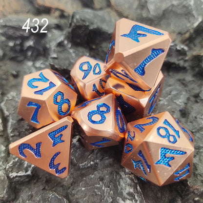 Metal Bold Number Dice - What The Funk