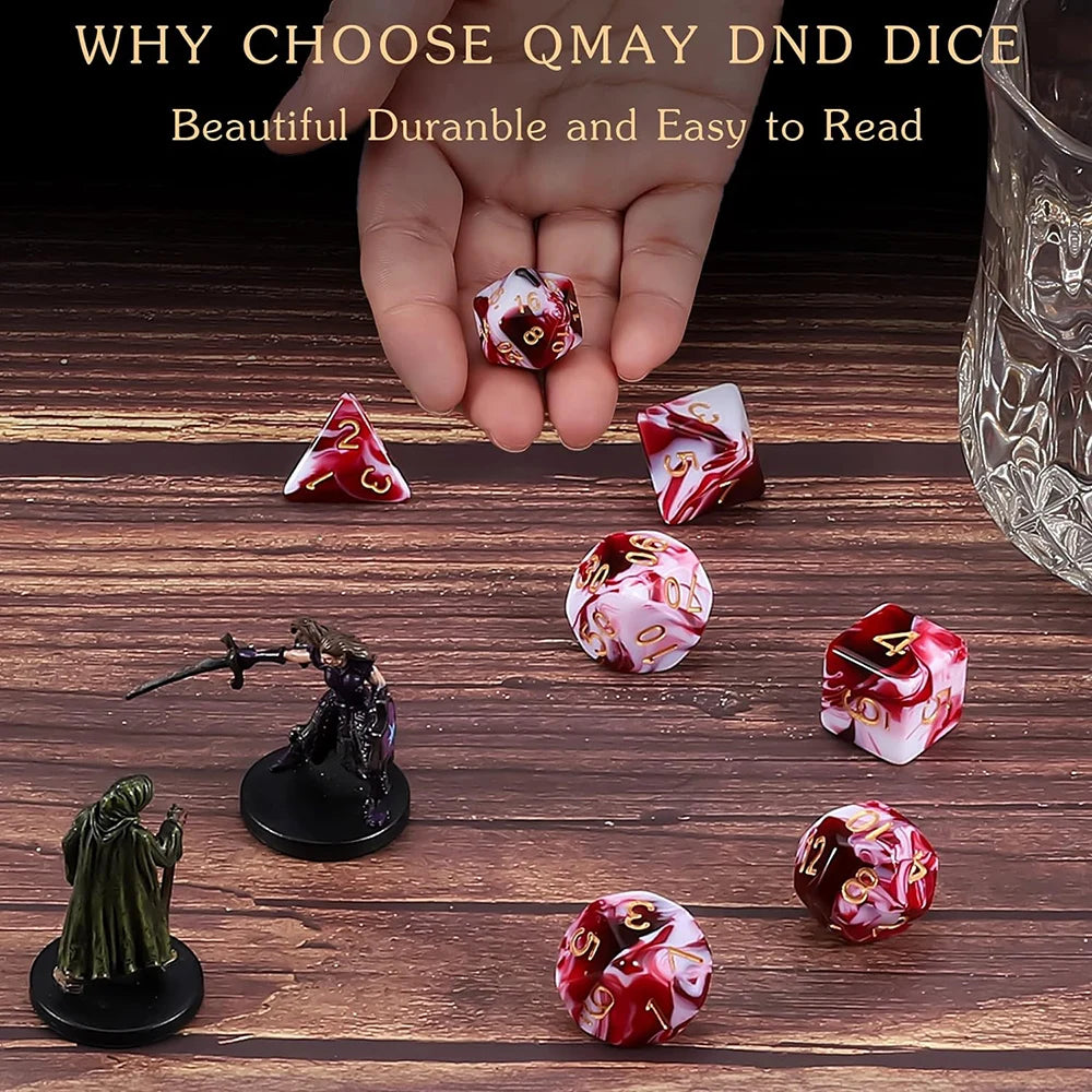 Marble-Like Dice Set - What The Funk