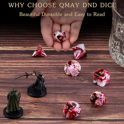 Marble-Like Dice Set - What The Funk