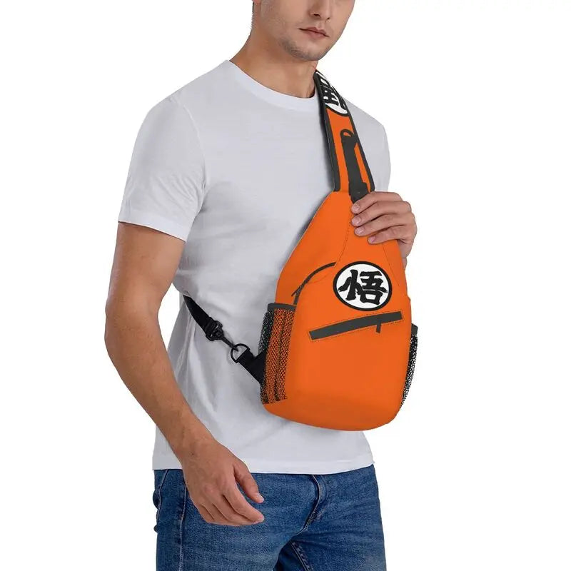 Dragon Ball Logo Crossbody Sling Backpack - What The Funk