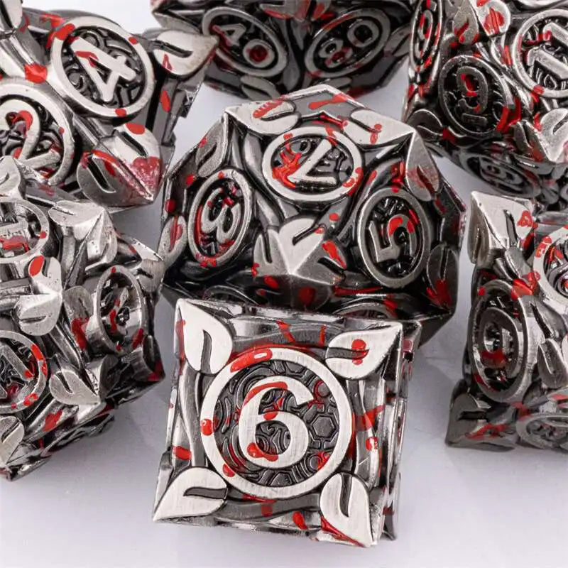 Metal Leaf Dice Set - What The Funk