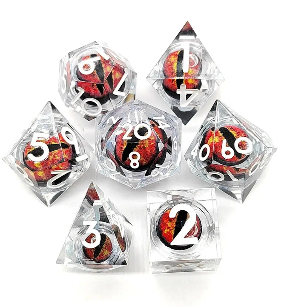 Sharp Edge Dragon Eye Dice Set - What The Funk