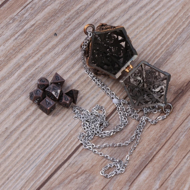 Adjustable Chain Necklace w/ Hollow out Dices - What The Funk