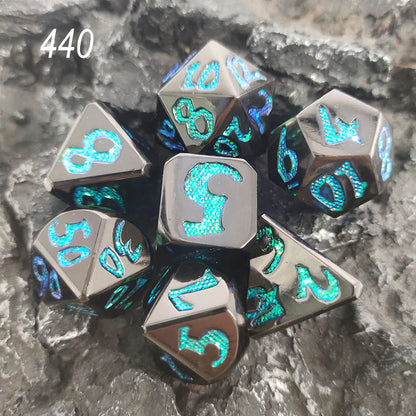 Metal Bold Number Dice - What The Funk