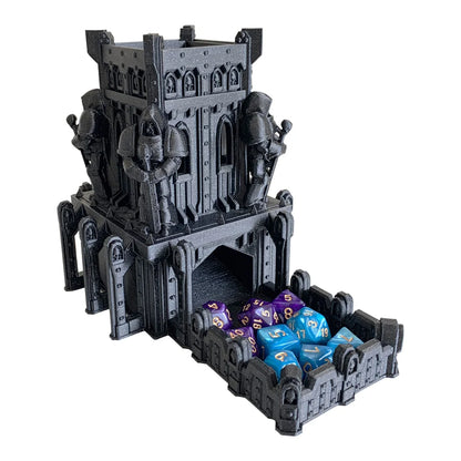 Dice Rolling Castle Tray Dice Tower - What The Funk