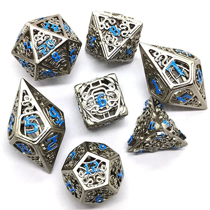 Hollow Metal Digital Dice Set - What The Funk