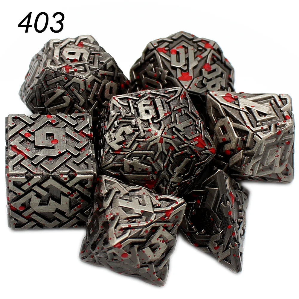 Metal Labyrinth Dice Set - What The Funk