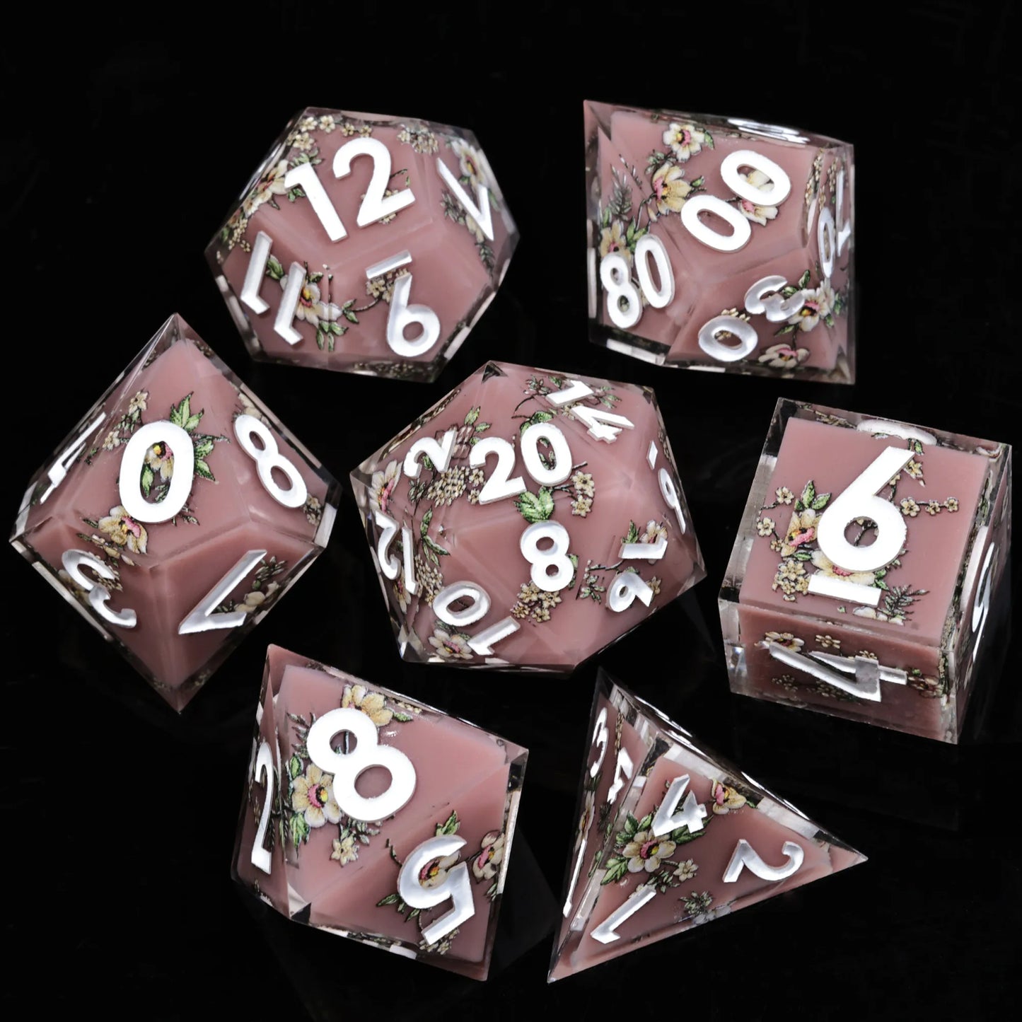 Sharp Resin Beautiful Transparent Layer Dice - What The Funk