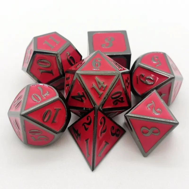 Metal Trimmed Dice Set - What The Funk