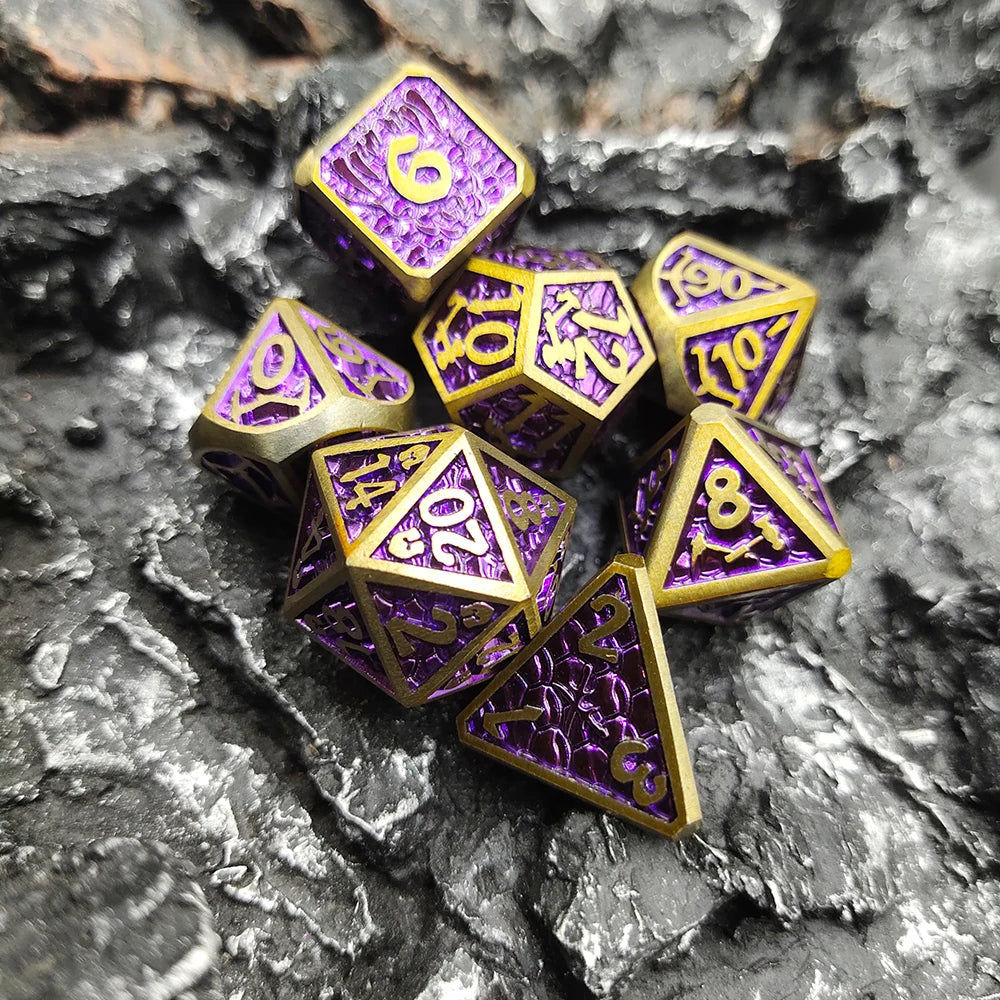 Metal Action Dice Set - What The Funk