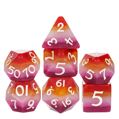 Variety LGBTQ+ Pride Flag Dice Sets - What The Funk