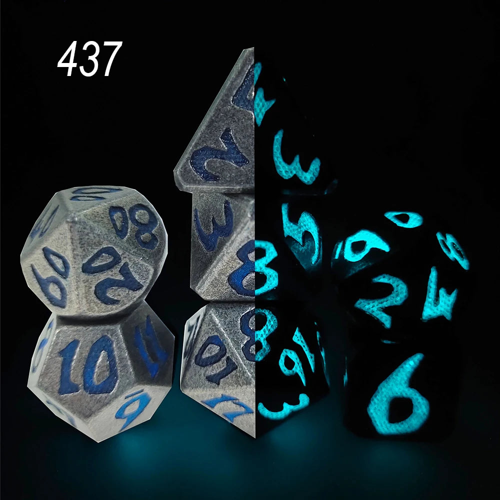 Metal Bold Number Dice - What The Funk