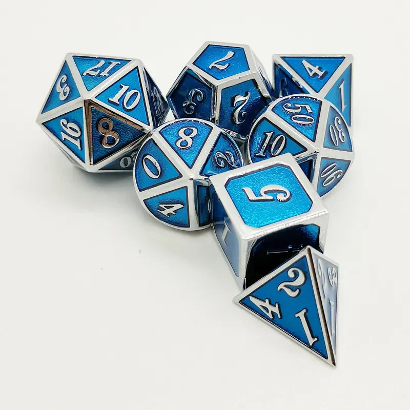 Metal Trimmed Dice Set - What The Funk