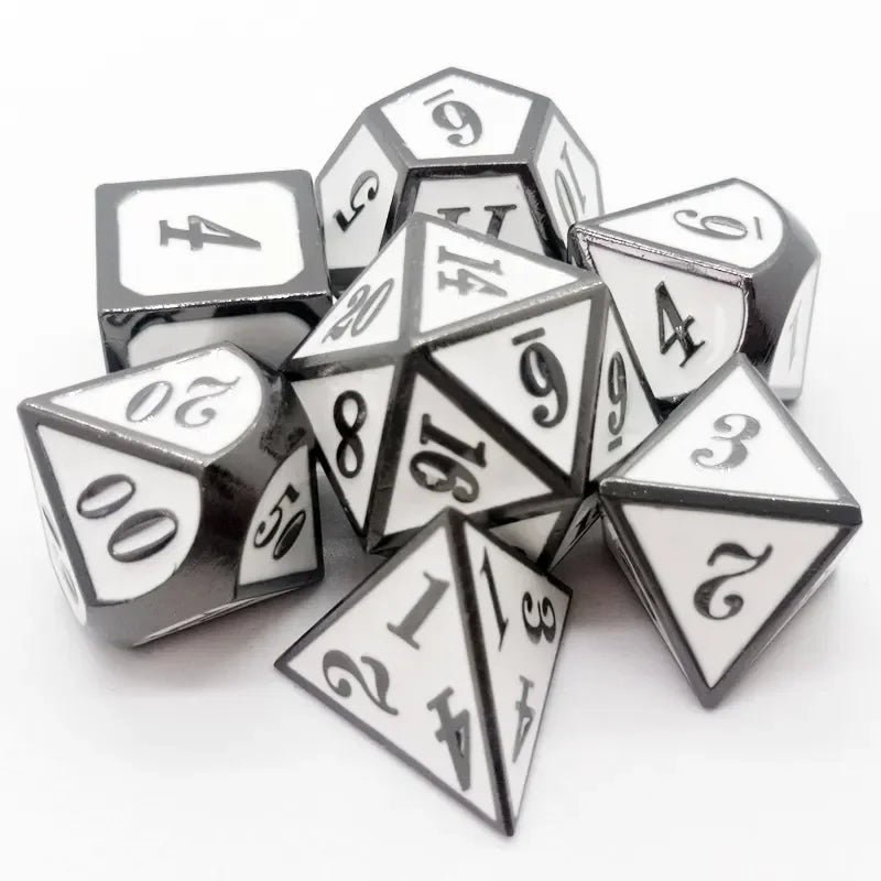 Metal Trimmed Dice Set - What The Funk