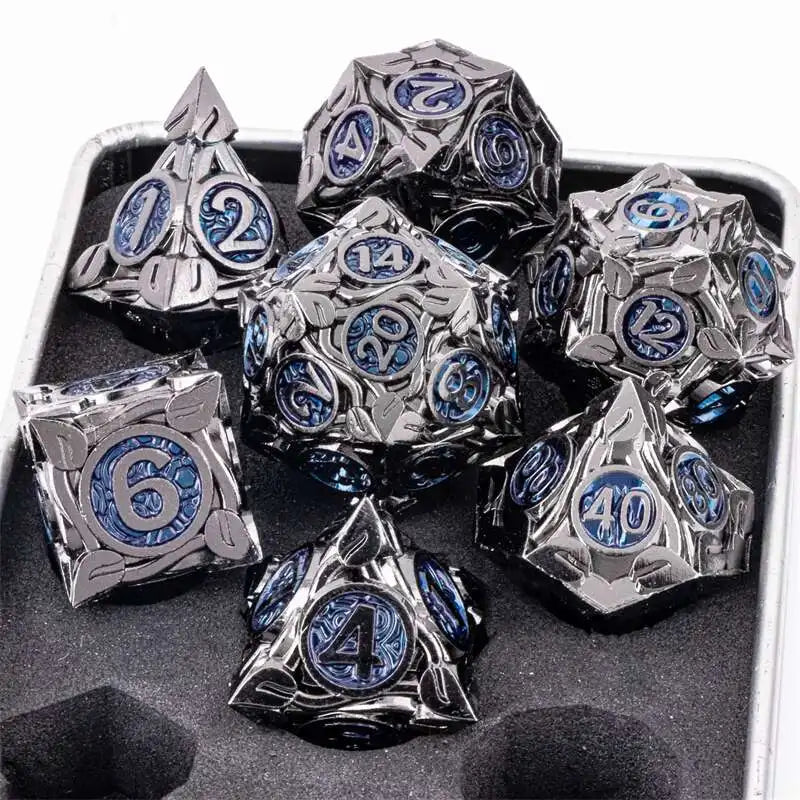 Metal Leaf Dice Set - What The Funk