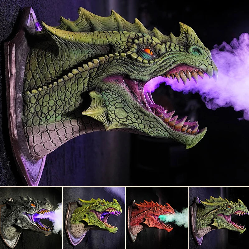 Wall Mounted Dragon Head