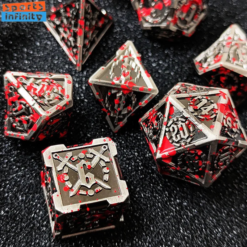 Metal Sword Emblem Dice - What The Funk