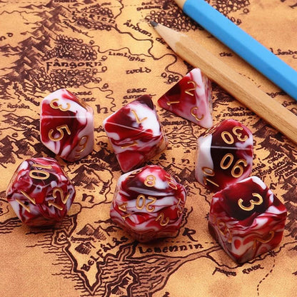 Marble-Like Dice Set - What The Funk