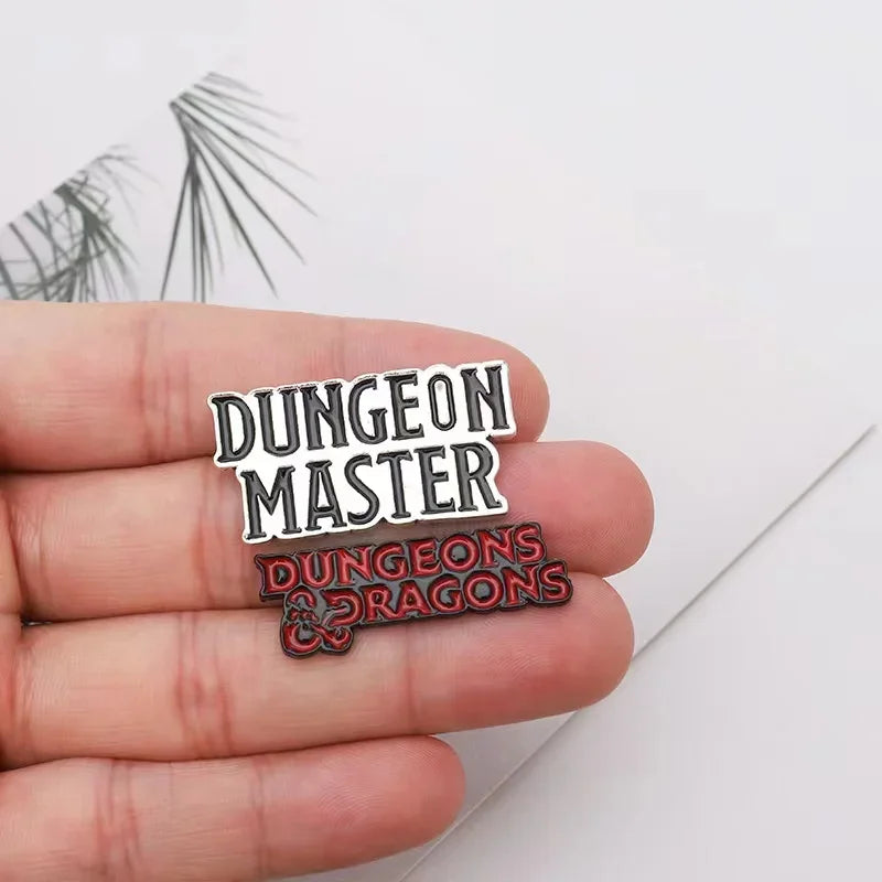 D&D and Dungeon Master Enamel Pins - What The Funk