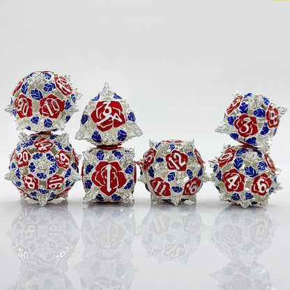 Metal Rose Dice Set - What The Funk