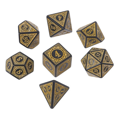 Small Carved Pattern Dice Set - What The Funk