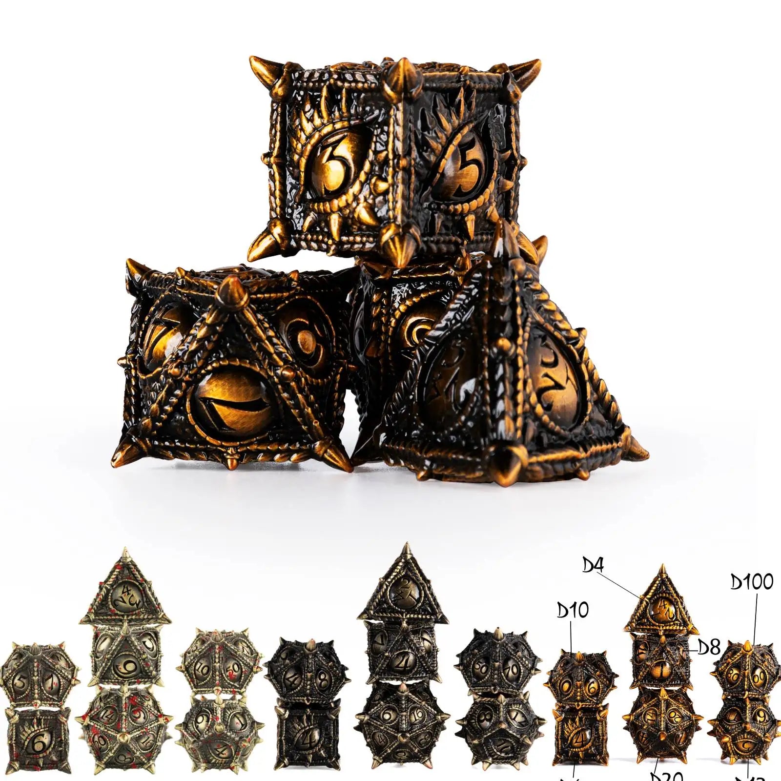 Metal Eye Dice Set - What The Funk