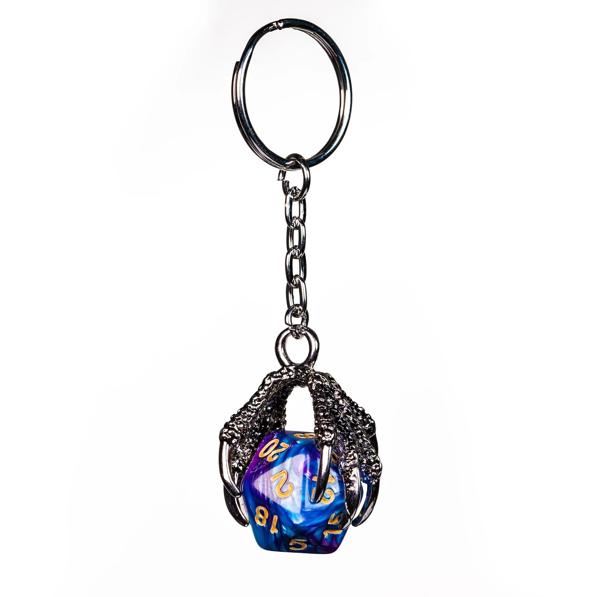 D20 Keychain and Key Ring - What The Funk