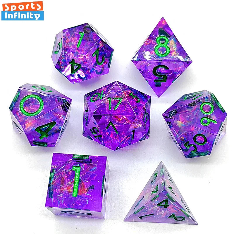 Sharp Simple Resin Dice - What The Funk