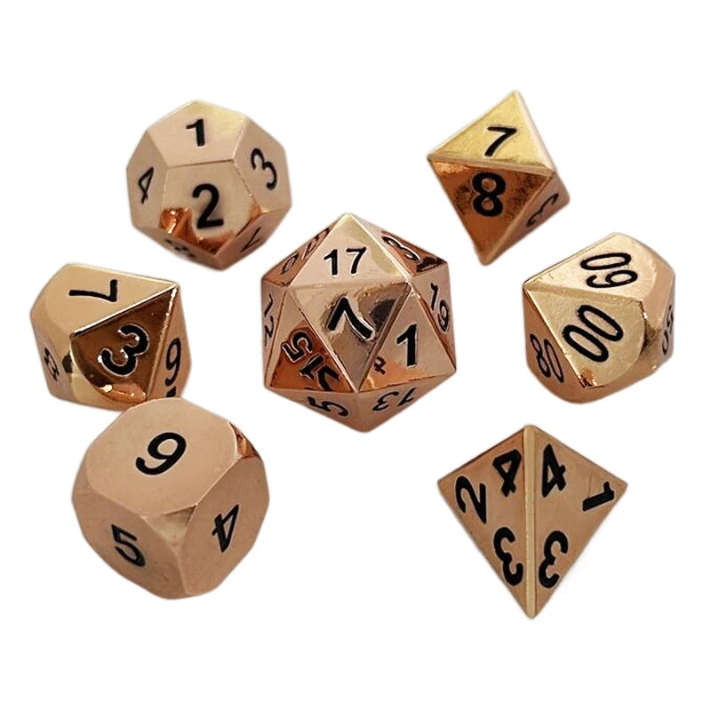 Metal Glossy Dice Sets - What The Funk