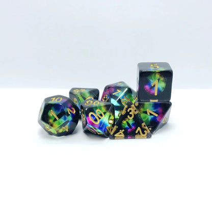 Sharp Resin Simple Dragon Eye Dice - What The Funk