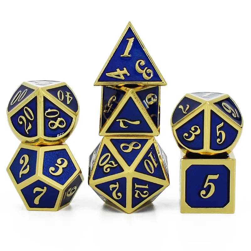 Metal Trimmed Dice Set - What The Funk