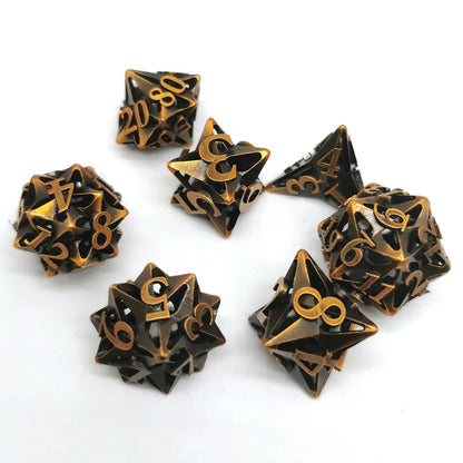 Metal Caltrops Dice Set - What The Funk