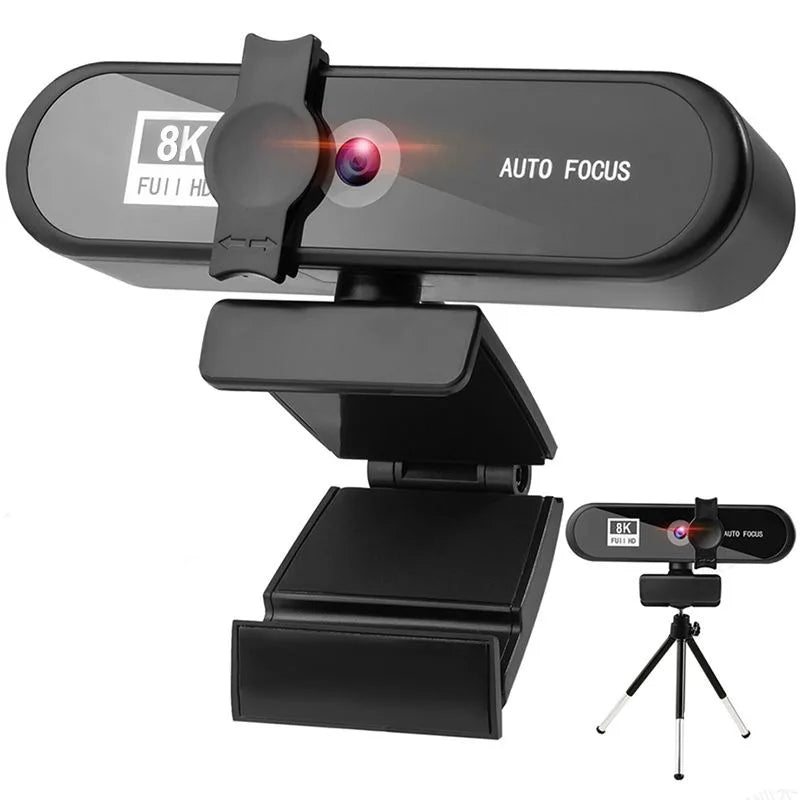 Webcam Autofocus With Microphone 8k/4k/2k/1080P HD USB-A/USB-C - What The Funk