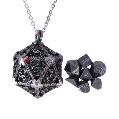 Adjustable Chain Necklace w/ Hollow out Dices - What The Funk