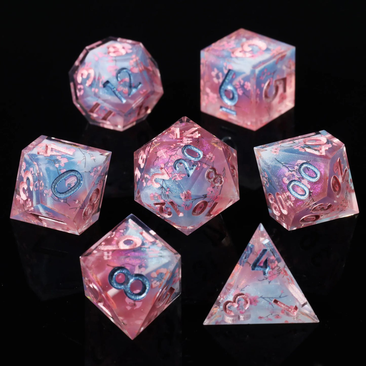 Sharp Resin Beautiful Transparent Layer Dice - What The Funk