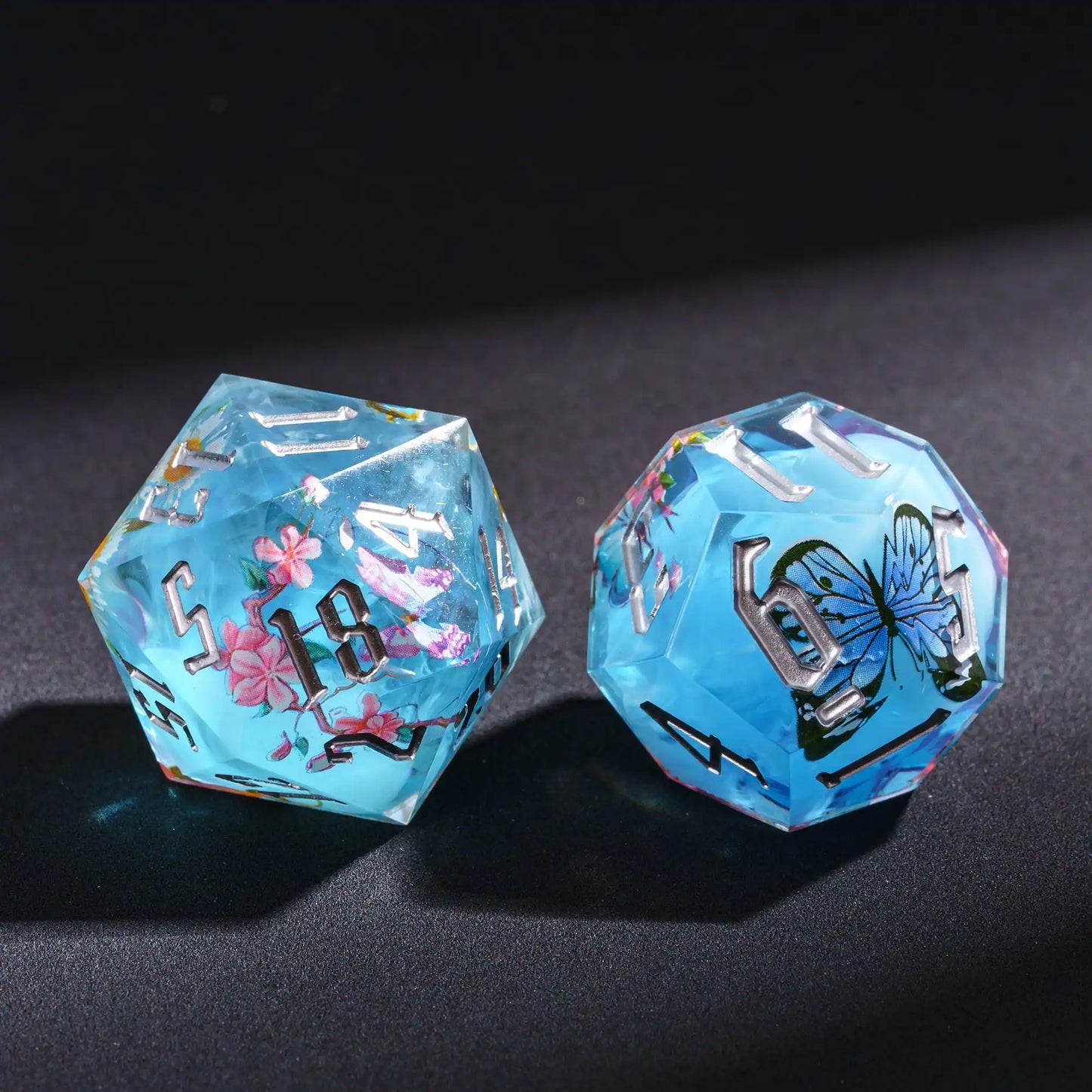 Sharp Edge Butterfly Blossom Dice - What The Funk