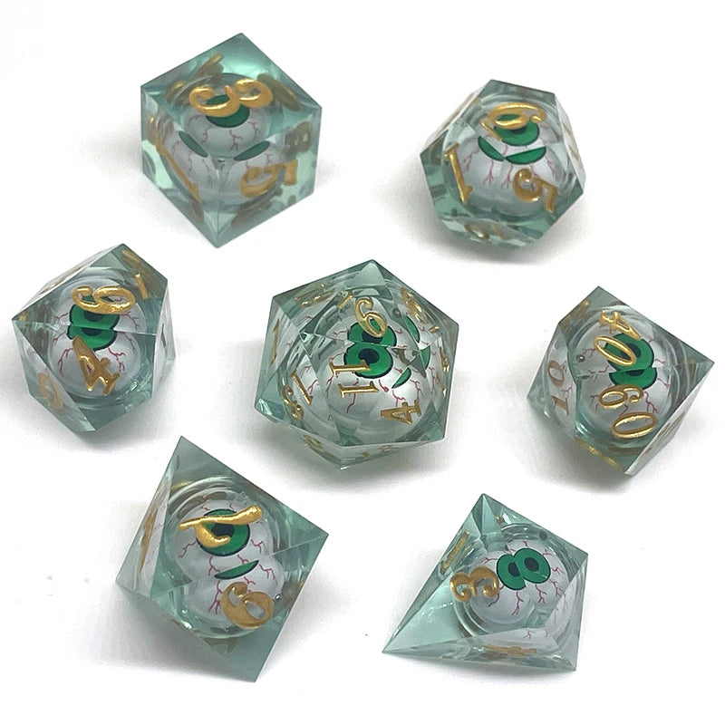 Sharp Edge Eyeball Dice Set - What The Funk