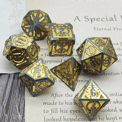 Metal Sword Emblem Dice - What The Funk