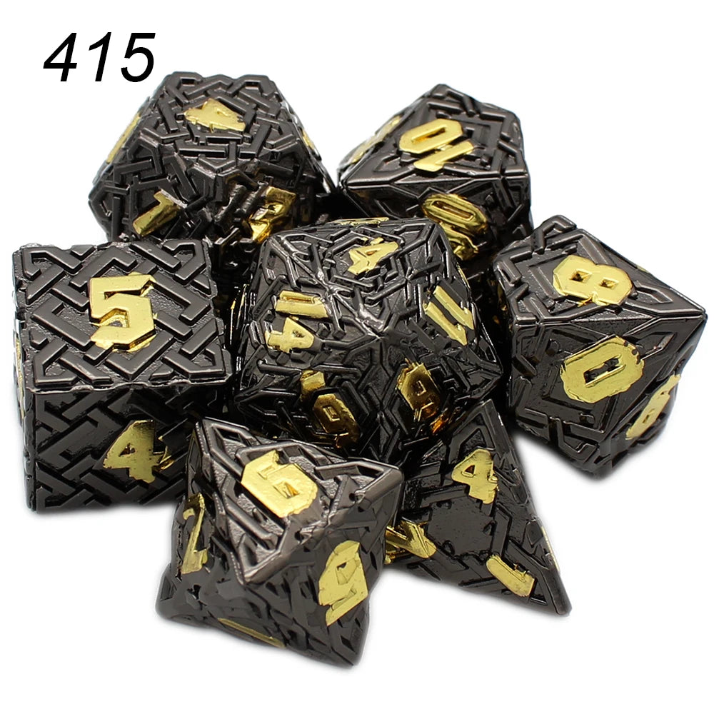 Metal Labyrinth Dice Set - What The Funk