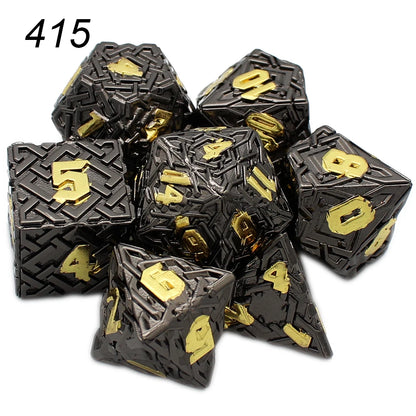 Metal Labyrinth Dice Set - What The Funk
