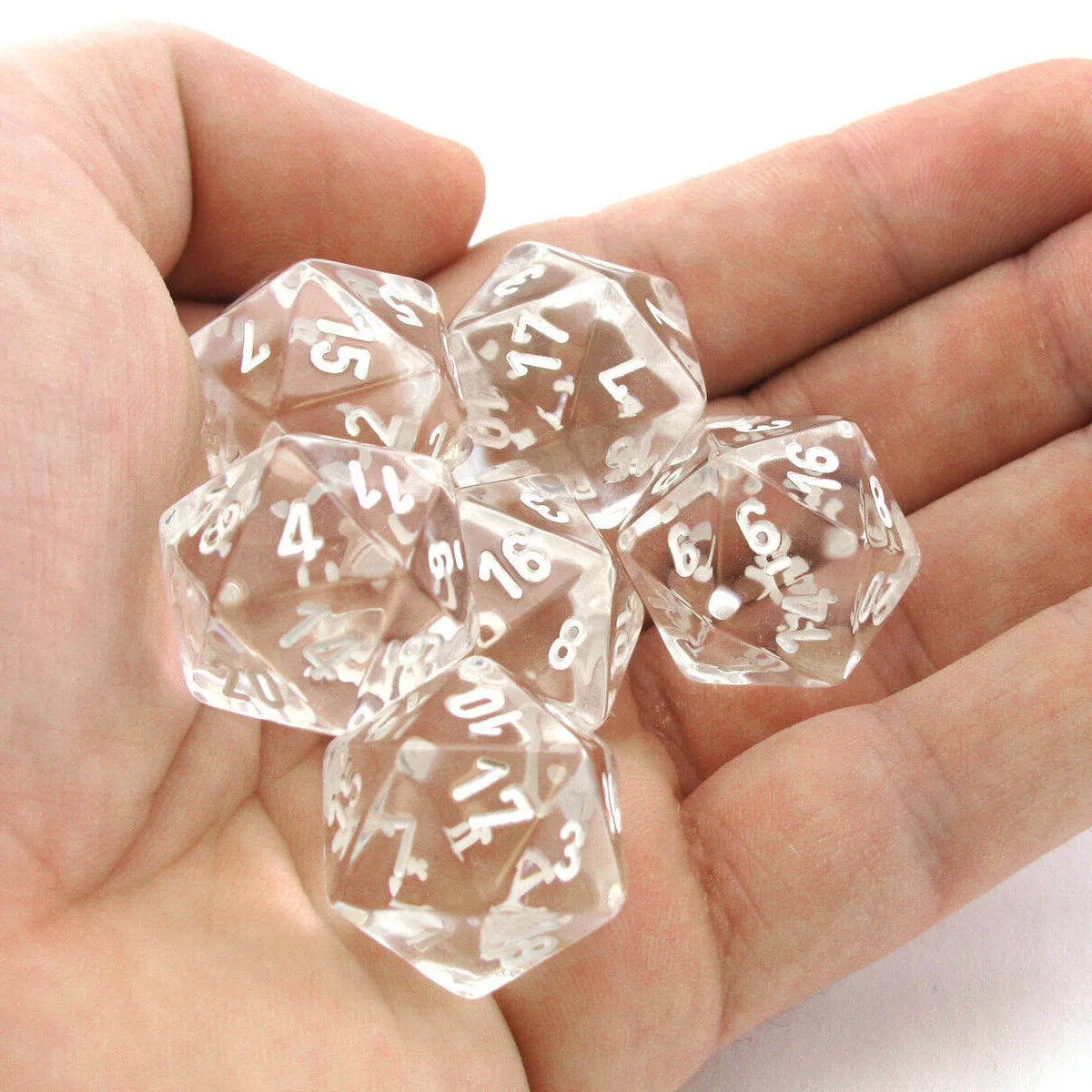 Clear Dice Set - What The Funk