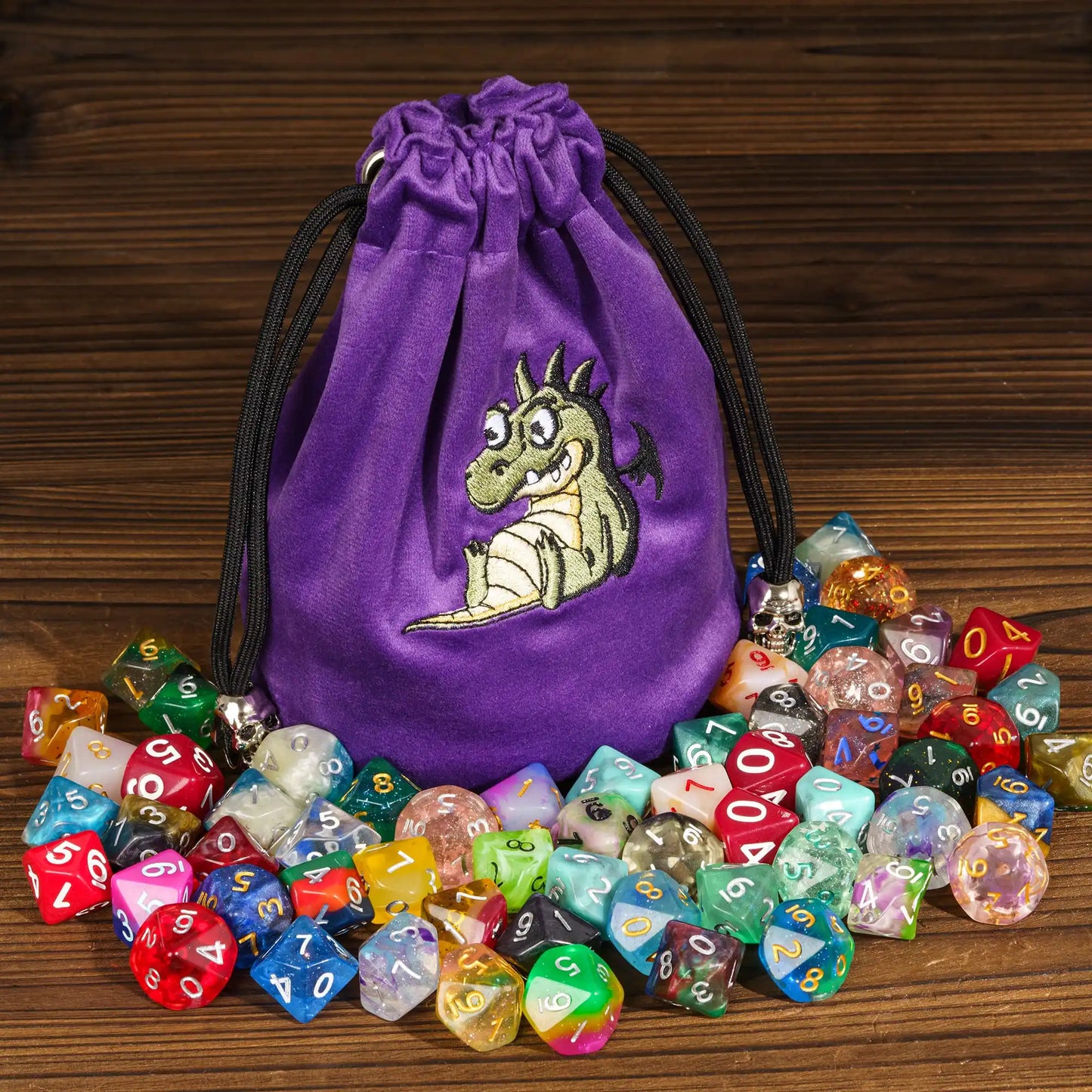 Big Drawstring Dice Bags - What The Funk