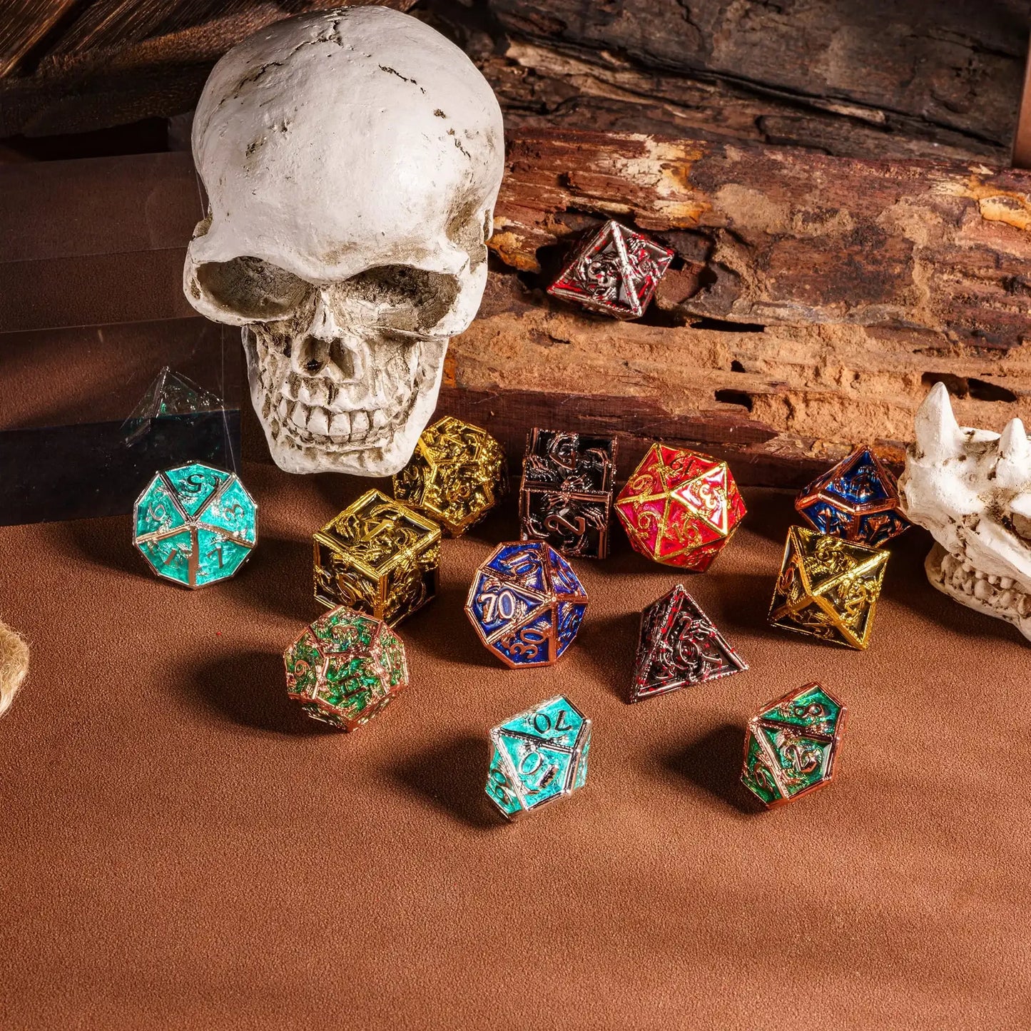 Metal Ghoul Claw Dice Set