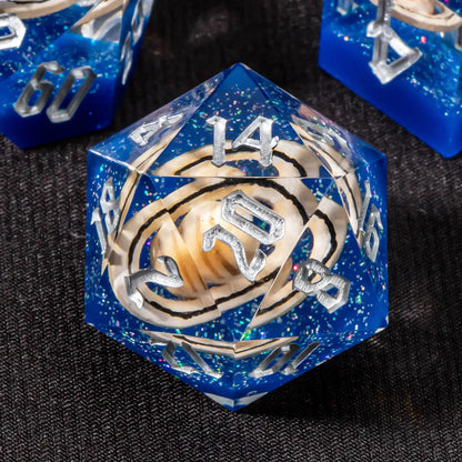 Sharp Edge Planetary Rings Dice Set