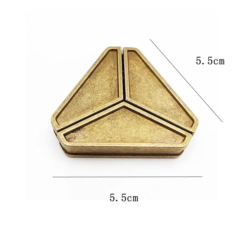 Alloy Triangle Lock Puzzle - What The Funk