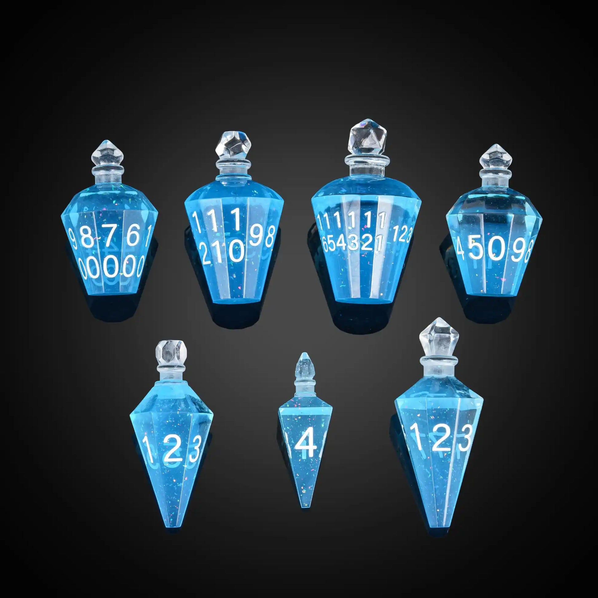 Sharp Edge Potion Bottles Dice Set - What The Funk