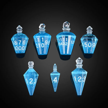 Sharp Edge Potion Bottles Dice Set - What The Funk