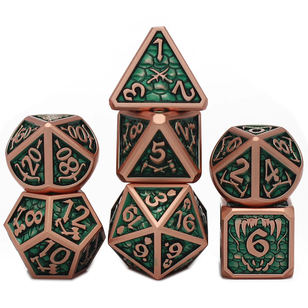 Metal Action Dice Set - What The Funk