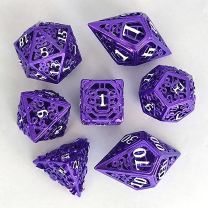 Hollow Metal Digital Dice Set - What The Funk