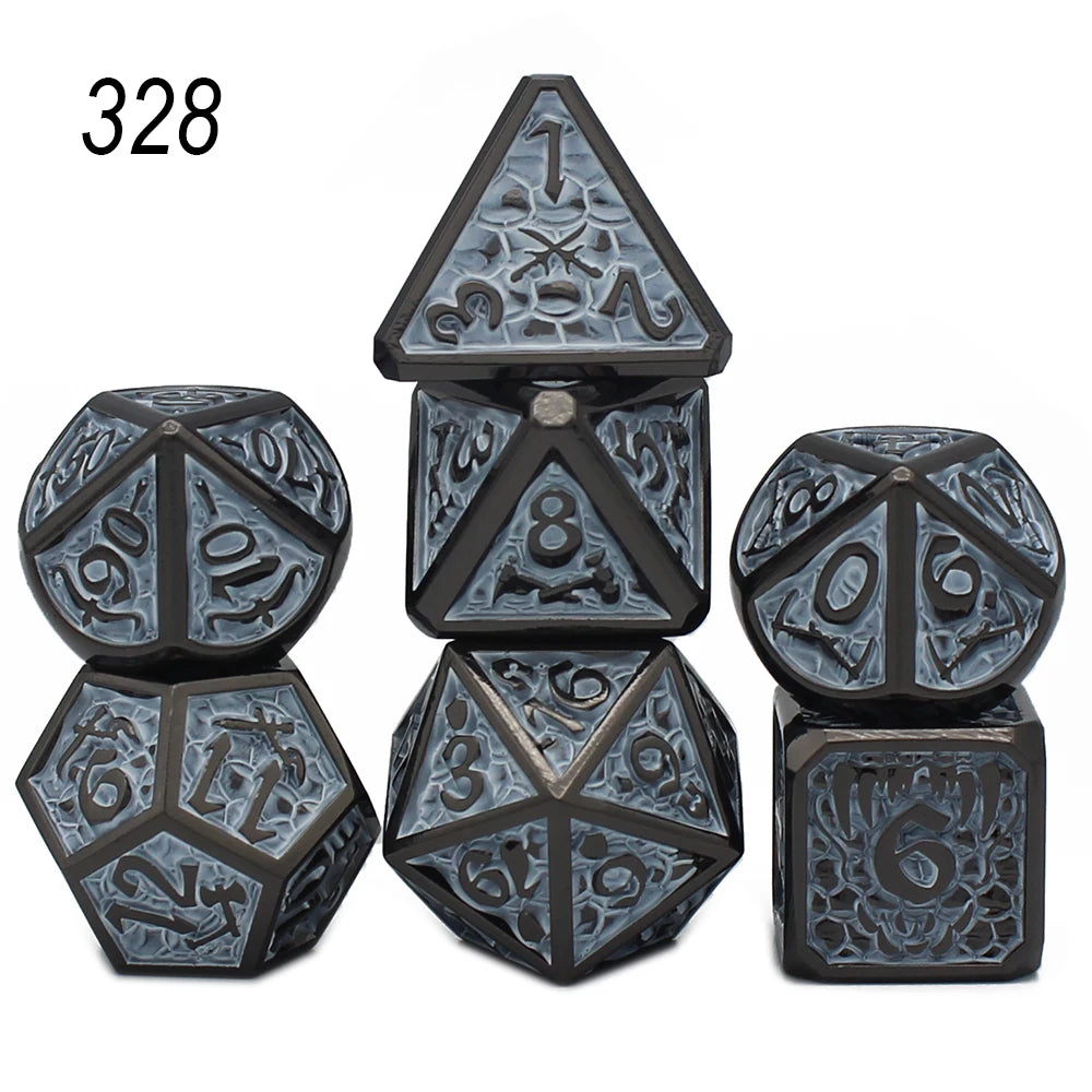 Metal Action Dice Set - What The Funk